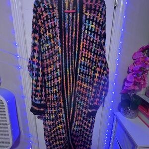 Colorful Knit Cardigan